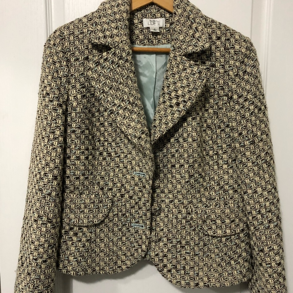 Multicolor Jacket Ann Taylor Loft